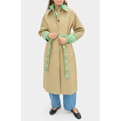 ALIGNE ALIGNE Barnaby Reversible Organic Cotton Trench Coat