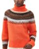 ALIGNE ALIGNE Dakota Fair Isle Sweater Orange - 1