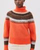 ALIGNE ALIGNE Dakota Fair Isle Sweater Orange - 2