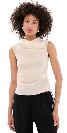 ALIGNE ALIGNE Dana Sheer Top White