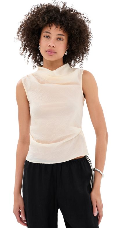 ALIGNE ALIGNE Dana Sheer Top White