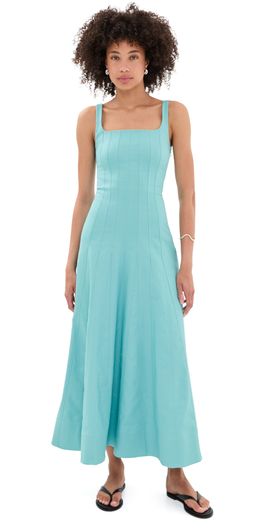ALIGNE ALIGNE Fernanda Midi Dress Blue