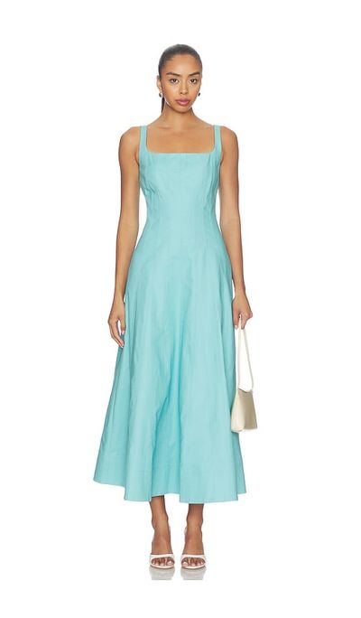 ALIGNE ALIGNE Fernanda Seam Detail Midi Dress