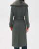 ALIGNE ALIGNE George Faux Fur Collar Jacket Grey Marl - 3