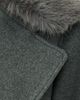 ALIGNE ALIGNE George Faux Fur Collar Jacket Grey Marl - 6