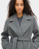 ALIGNE ALIGNE George Recycled Wool Blend Wrap Coat - 4