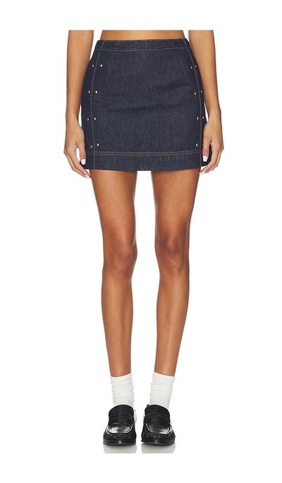 ALIGNE ALIGNE Hadley Denim Mini Skirt