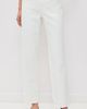 ALIGNE ALIGNE High Rise Straight Leg Jeans Ecru - 2