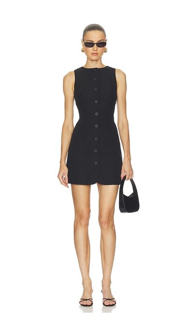 ALIGNE ALIGNE Leah Linen Mix Dress