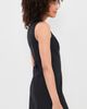 ALIGNE ALIGNE Leah Linen Mix Dress Black - 4