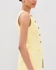 ALIGNE ALIGNE Leo Linen Mix Waistcoat Butter Yellow - 4