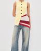 ALIGNE ALIGNE Leo Linen Mix Waistcoat Butter Yellow - 5