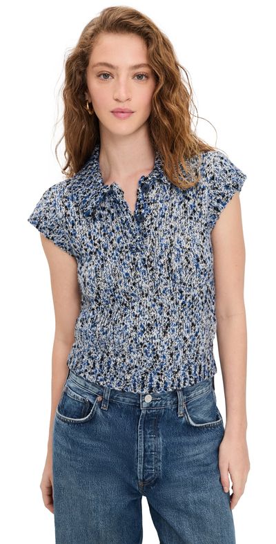 ALIGNE ALIGNE Lexi Nep Polo Blue Mix