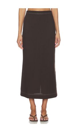ALIGNE ALIGNE Mia Linen Mix Skirt