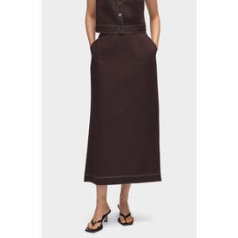 ALIGNE ALIGNE Mia Topstitch Detail Skirt
