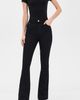 ALIGNE ALIGNE Mid Rise Slim Flare Jeans Jet Black - 5