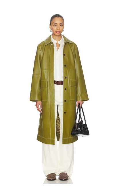 ALIGNE ALIGNE Mountain Leather Coat