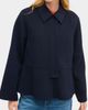 ALIGNE ALIGNE Paloma Peplum Wool Blend Jacket - 1