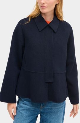 ALIGNE ALIGNE Paloma Peplum Wool Blend Jacket