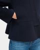 ALIGNE ALIGNE Paloma Peplum Wool Blend Jacket - 4