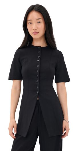 ALIGNE ALIGNE Poppy Ponte Tunic Black