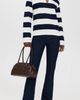 ALIGNE ALIGNE Straight Flare Jeans Indigo - 5