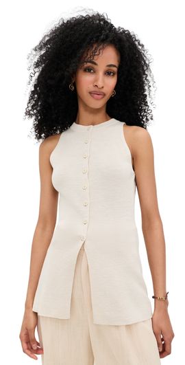 ALIGNE ALIGNE Talullah Knitted Vest Oatmeal
