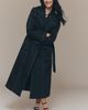 ALIGNE Elsa 100% Cotton Belted Trench Coat Jacket - 1