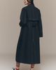 ALIGNE Elsa 100% Cotton Belted Trench Coat Jacket - 4