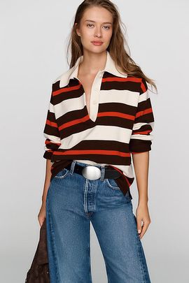 ALIGNE Ester Knit Polo Shirt Top