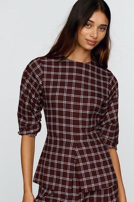 ALIGNE Janey Ruched Sleeve Blouse