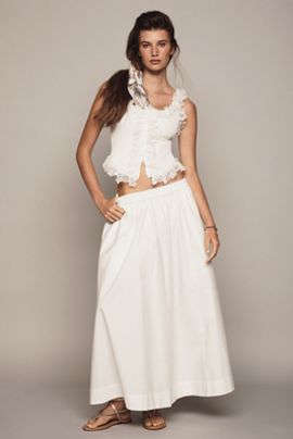 ALIGNE Natalie Poplin Maxi Skirt