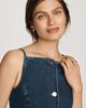 ALIGNE Santiago Denim Button-Front Midi Dress - 4