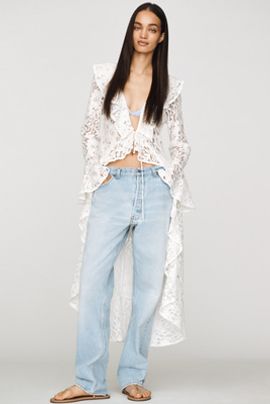 aligrace Brigette High-Rise Straight-Leg Jeans