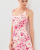 Alix of Bohemia Alix of Bohemia Addie Rosette Bird Silk Mini Dress Off-White - 2