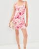Alix of Bohemia Alix of Bohemia Addie Rosette Bird Silk Mini Dress Off-White - 5