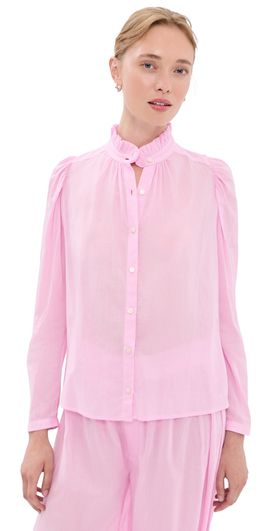 Alix of Bohemia Alix of Bohemia Artemis Button Down Shirt Light Pink