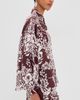 Alix of Bohemia Alix of Bohemia Emery Auburn Spoke Silk Shirt Dark Brown - 4
