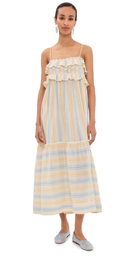 Alix of Bohemia Alix of Bohemia Ida Sunwash Stripe Dress Multi Color
