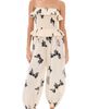 Alix of Bohemia Alix of Bohemia Vera Black Tie Jumpsuit Off-White - 1