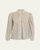 Alix of Bohemia Annabel Long-Sleeve Striped Cotton Blouse - 1
