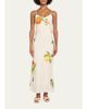 Alix of Bohemia Athens Nine Fruit Bias-Cut Slip Dress - 2