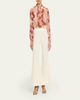 Alix of Bohemia Farah Alabaster Flare Trousers - 5