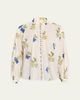 Alix of Bohemia Poet Long-Sleeve Floral Cotton Blouse - 1