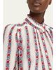 Alix of Bohemia Winnie Roseband Puff-Sleeve Blouse - 5