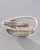 Alkemie Alkemie Sterling Silver Double Feather Bangle - 1