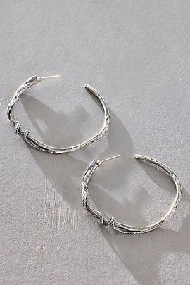 Alkemie Alkemie Sterling Silver Serpent Wrap Hoops
