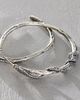 Alkemie Alkemie Sterling Silver Serpent Wrap Hoops - 2