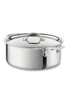 All-Clad All-Clad 6-Quart Stainless Steel Stockpot with Lid