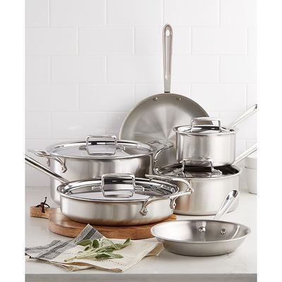 All-clad All-Clad D5 Stainless Brushed 5-Ply Bonded 10-Piece Cookware Set